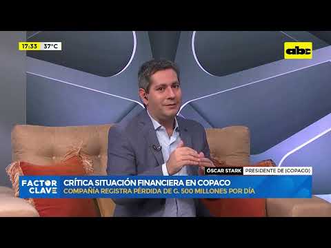 Crítica situación financiera en Copaco