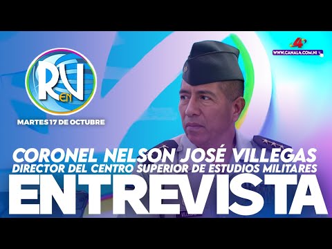 Coronel Nelson Villegas en la Revista En Vivo con Alberto Mora – 17 de octubre del 2023