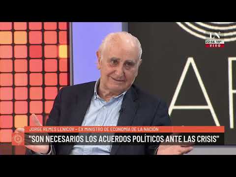 Jorge Remes Lenicov, exministro de economía: Hoy siento que se revindica lo que hicimos