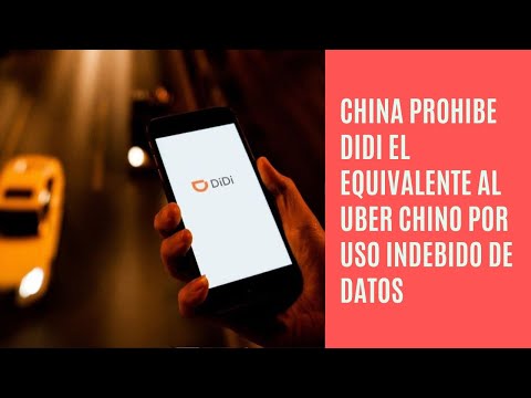 China retira a Didi de las tiendas de aplicaciones por uso indebido de datos