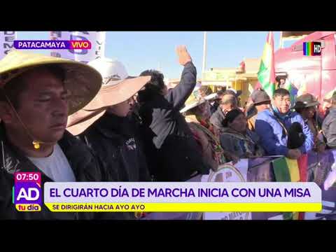 ¡Cuarto día de la marcha!