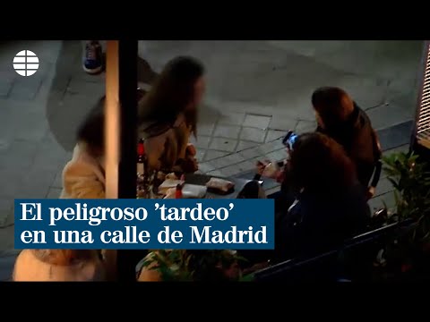El peligroso 'tardeo' en una céntrica calle de Madrid