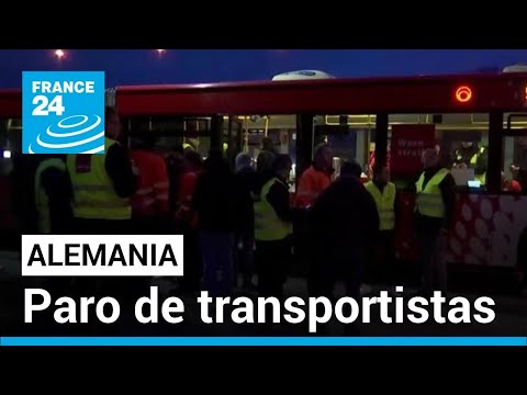 Trabajadores del sector transporte de Alemania exigen mejores condiciones laborales • FRANCE 24