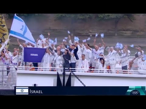 Cérémonie JO Paris 2024 : Le bateau de l’Israel hué par la foule