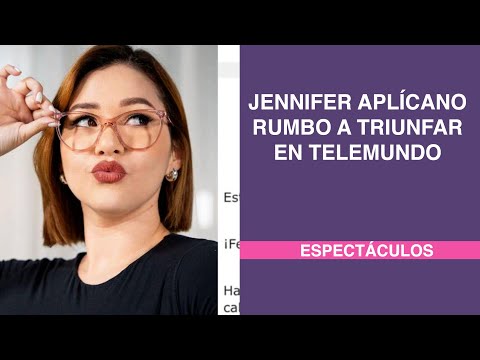 Jennifer Aplícano rumbo a triunfar en Telemundo