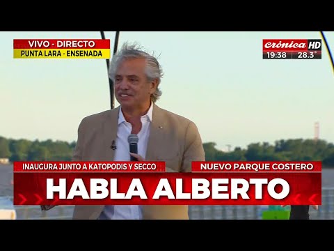 Alberto Fernández: El Río de La Plata muestra lo que es la Argentina