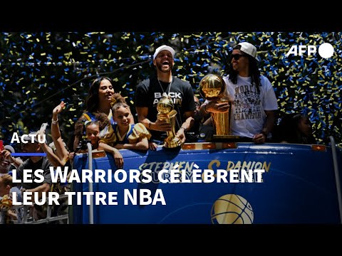 Les Warriors défilent à San Francisco après avoir remporté leur septième titre en NBA | AFP