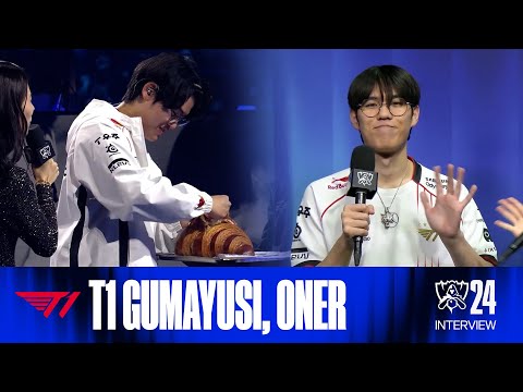 T1 Gumayusi, Oner 인터뷰 | 10.27 | 2024 월드 챔피언십