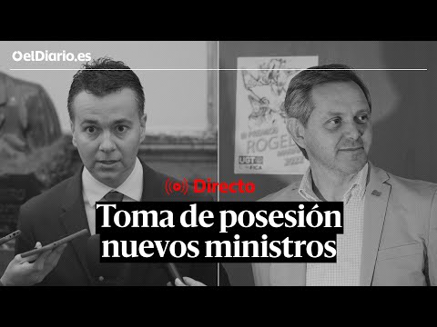 DIRECTO | Traspaso de carteras de los nuevos ministros de Industria y de Sanidad