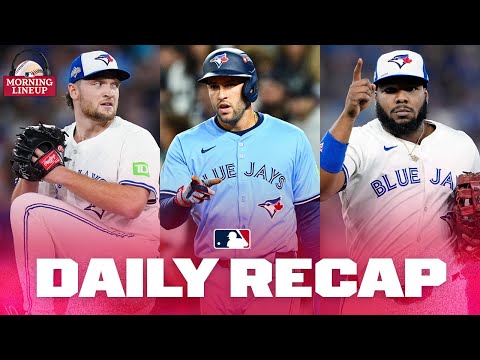 How did the Toronto Blue Jays make it to the World Series? | Morning Lineup (MLB Daily Recap)