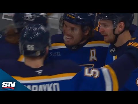Blues Robert Thomas Ends Connor Hellebuycks Afternoon With Slick Backhand Finish