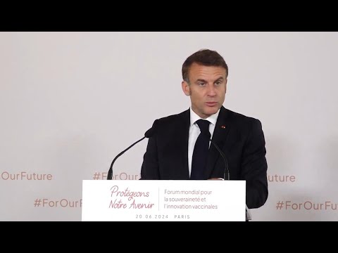 Macron joins African leaders to kick off planned $1BN project to accelerate vaccines rollout