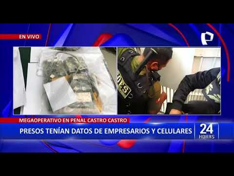 Penal Castro Castro: hallan 14 celulares de alta gama y agenda con números de empresarios
