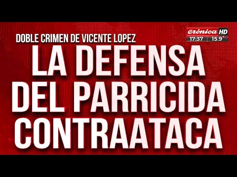 Parricidio en Vicente López: la defensa de Martín del Río contraataca