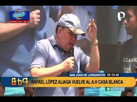 SJL: López Aliaga visitó el AH Las lomas de casablanca para brindar servicios de salud