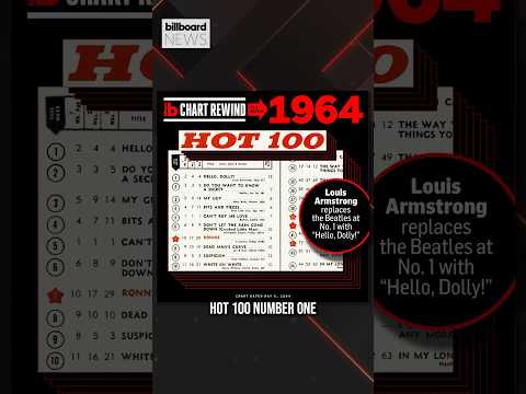 Louis Armstrong' Dethrones The Beatles In 1964 | Chart Rewind | Billboard News #Shorts