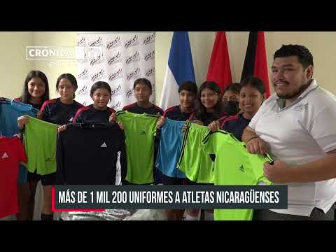 MDAA entrega materiales deportivos a jóvenes en Nicaragua