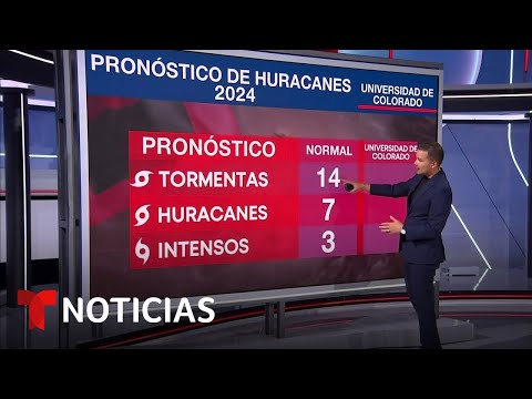 Se pronostica una próxima temporada de huracanes más intensa este 2024 | Noticias Telemundo