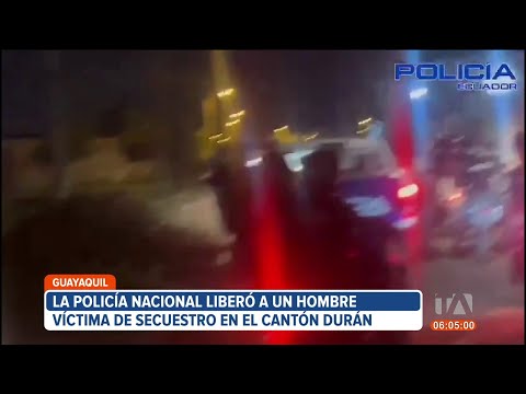 1 mujer y 2 menores de edad fueron detenidos por el secuestro de un hombre en Durán