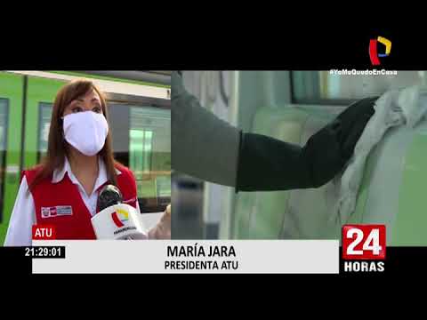 Metro de Lima: limpian y desinfectan vagones de la Línea 1