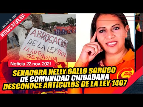 ? SENADORA NELLY GALLO SORUCO DE COMUNIDAD CIUDADANA DESCONOCE LOS ARTÍCULOS DE LA LEY 1407 ?