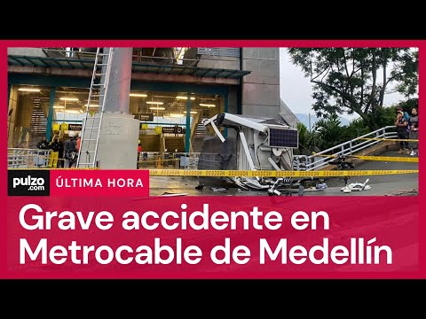 Cabina de Metrocable de Medellín se descolgó, dejando una persona fallecida | Pulzo