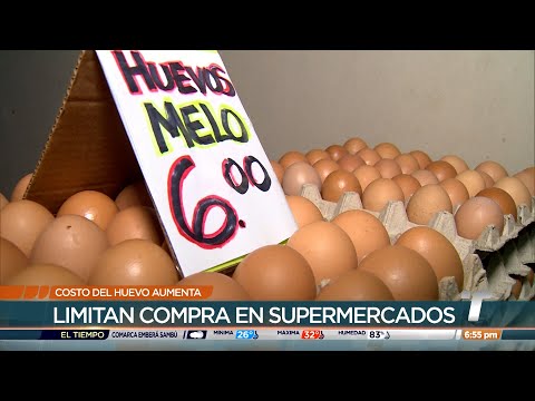 Consumidores reportan una escasez e incremento en el precio del huevo