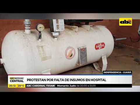 Colonia Independencia: Protestan por falta de insumos en hospital