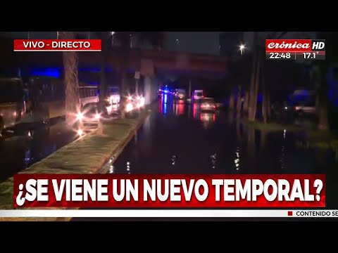 El equipo de Crónica HD recorre las calles inundadas de la costanera de Quilmes
