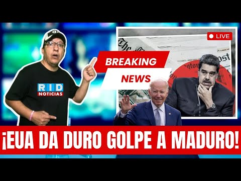 DURO GOLPE a MADURO: ¡Gobierno de EUA da por VÁLIDAS ACTAS de la OPOSICIÓN que les da el TRIUNFO!