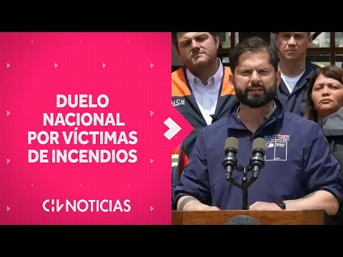 Pdte. Boric decreta duelo nacional por fallecidos en incendios: Confirman 64 muertos  - CHV Noticias