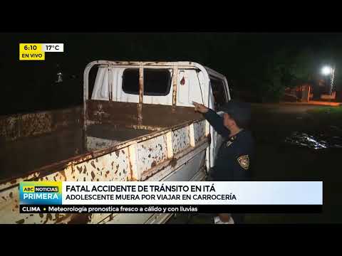 Accidente fatal en Itá