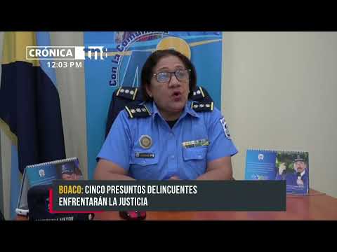 Caen 5 sujetos por presuntamente atentar contra las mujeres en Boaco - Nicaragua