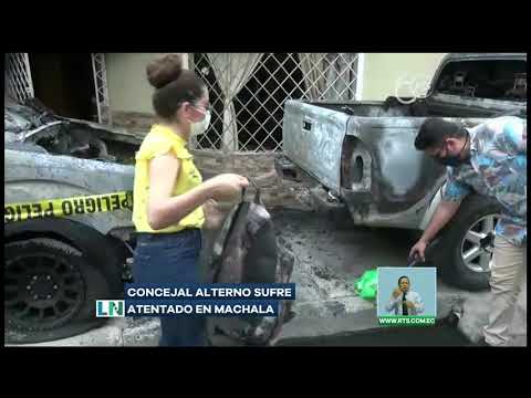 Concejal alterno sufre atentado en Machala