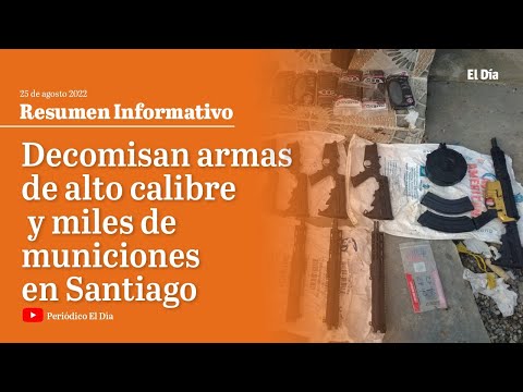 Caso KAF: Decomisan armas de alto calibre y miles de municiones en Santiago