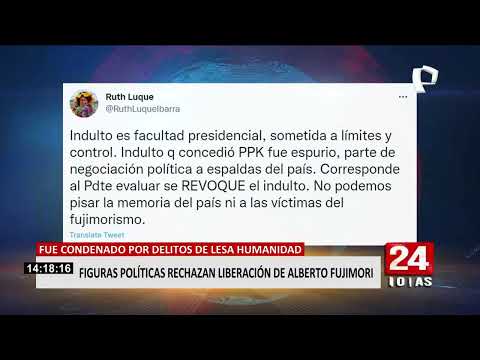 Alberto Fujimori: figuras políticas reaccionaron al fallo del TC