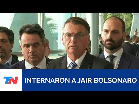 Jair Bolsonaro fue internado de urgencia por una infección cutánea y será trasladado a Sao Paulo