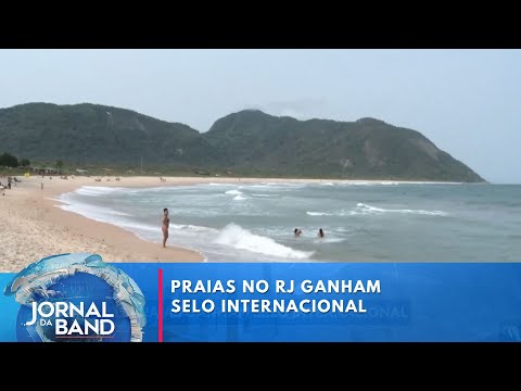 Pelo menos 12 praias no Rio de Janeiro ganham selo 'Bandeira Azul' | Jornal da Band