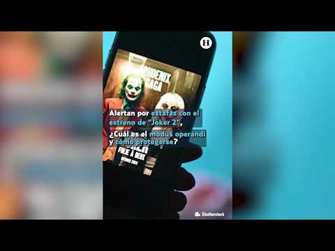 Alertan por estafas con el estreno de Joker 2: ¿Cuál es el modus operandi y cómo protegerse?