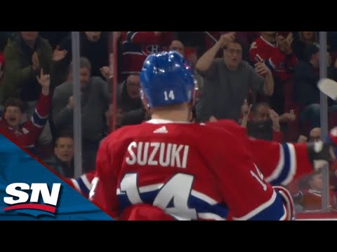 Canadiens Nick Suzuki Caps Off Precise Passing To Open Scoring vs. Islanders