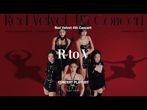 [▶𝐏𝐋𝐀𝐘𝐋𝐈𝐒𝐓] 레드벨벳 콘서트 R to V 셋리스트 | Red Velvet 4th Concert 서울 플레이리스트