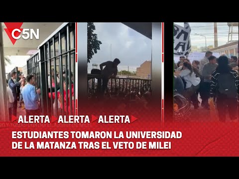 ESTUDIANTES tomaron la UNIVERSIDAD de LA MATANZA