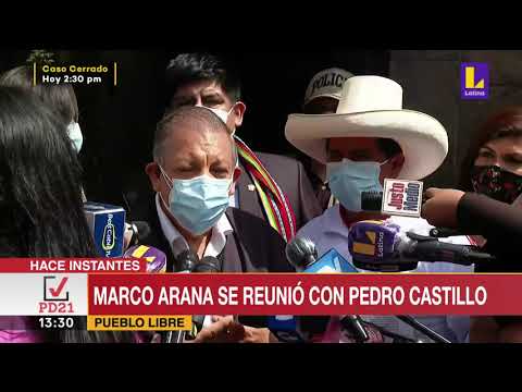 ? Pedro Castillo se reunió con Marco Arana - #PerúDecide2021