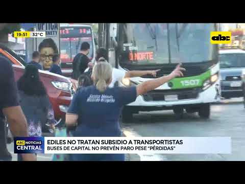 ¿En qué quedó el paro de transporte en Asunción?