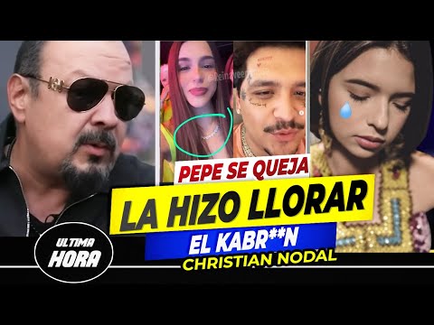 Pepe Aguilar REVELA que Nodal HIZO LLORAR DESCONSOLADAMENTE a su Hija Ángela