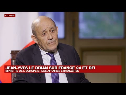 Jean-Yves Le Drian : je ne croirai Moscou que sur des actes de désecalade en Ukraine • FRANCE 24