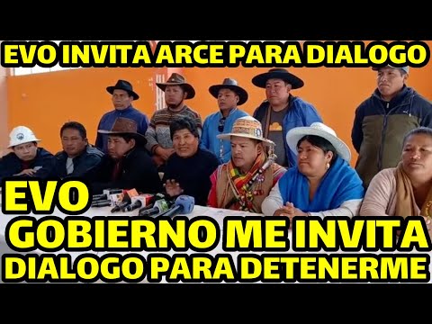 EVO MORALES RESPONSABILIZA PRESIDENTE ARCE DE LO QUE PASE DURANTE LA MARCHA PARA SALVAR BOLIVIA..