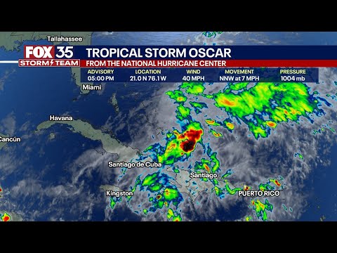 Tropical Storm Oscar update