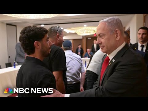 Netanyahu meets with families of American-Israeli hostages