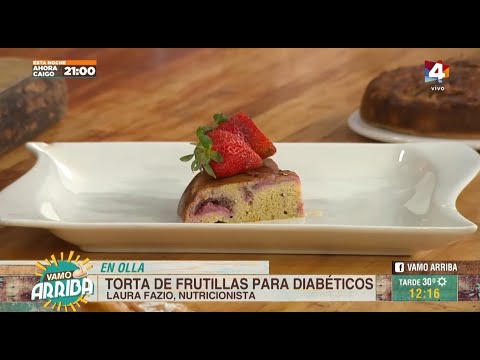 Vamo Arriba - Torta de frutillas sin azúcar
